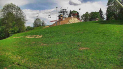 Otočná kamera na sjezdovce