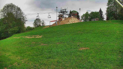 Otočná kamera na sjezdovce