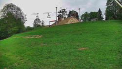 Otočná kamera na sjezdovce