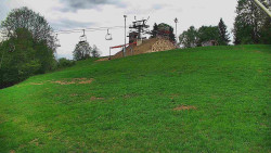 Otočná kamera na sjezdovce