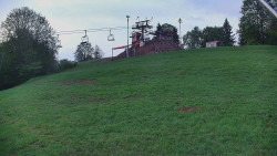 Otočná kamera na sjezdovce