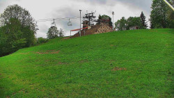Otočná kamera na sjezdovce