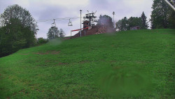 Otočná kamera na sjezdovce