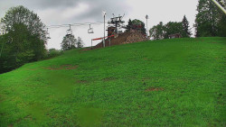 Otočná kamera na sjezdovce
