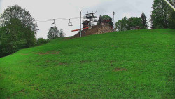 Otočná kamera na sjezdovce