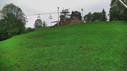 Otočná kamera na sjezdovce