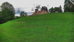 Otočná kamera na sjezdovce