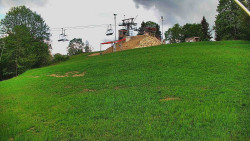 Otočná kamera na sjezdovce