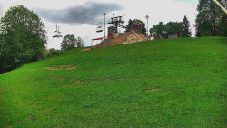 Otočná kamera na sjezdovce