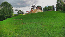 Otočná kamera na sjezdovce