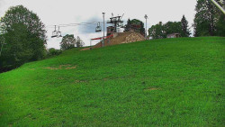 Otočná kamera na sjezdovce