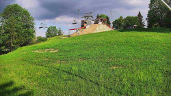 Otočná kamera na sjezdovce