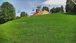 Otočná kamera na sjezdovce