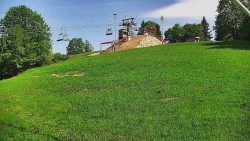 Otočná kamera na sjezdovce