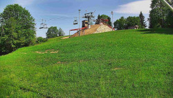 Otočná kamera na sjezdovce
