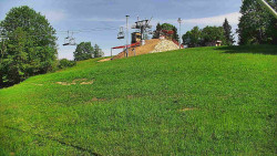 Otočná kamera na sjezdovce
