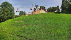Otočná kamera na sjezdovce