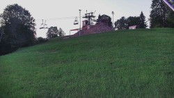 Otočná kamera na sjezdovce