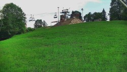 Otočná kamera na sjezdovce