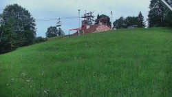 Otočná kamera na sjezdovce