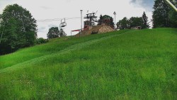Otočná kamera na sjezdovce