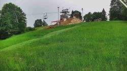 Otočná kamera na sjezdovce