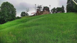 Otočná kamera na sjezdovce