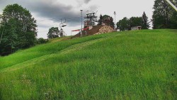 Otočná kamera na sjezdovce