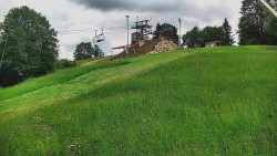 Otočná kamera na sjezdovce
