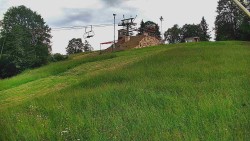 Otočná kamera na sjezdovce