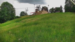 Otočná kamera na sjezdovce