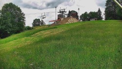 Otočná kamera na sjezdovce