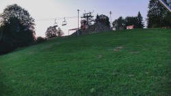 Otočná kamera na sjezdovce