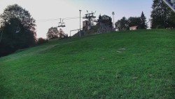Otočná kamera na sjezdovce