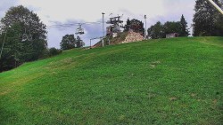 Otočná kamera na sjezdovce