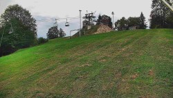 Otočná kamera na sjezdovce