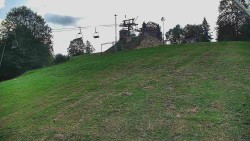 Otočná kamera na sjezdovce