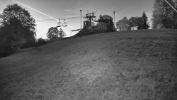Rotating camera on the ski slope