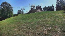 Rotating camera on the ski slope