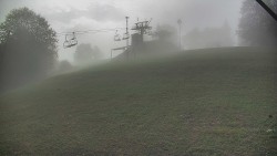 Rotating camera on the ski slope