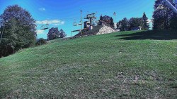 Rotating camera on the ski slope