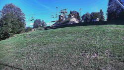 Rotating camera on the ski slope
