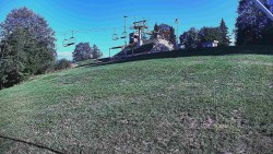 Rotating camera on the ski slope