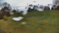 Rotierende Kamera auf der Skipiste