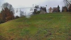 Rotating camera on the ski slope