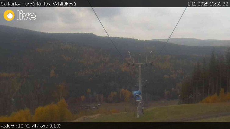 Ski Karlov - areál Karlov - Vyhlídková - 1.11.2025 v 13:31 Ski Karlov - areál Karlov - Vyhlídková - 1.11.2025 v 13:31