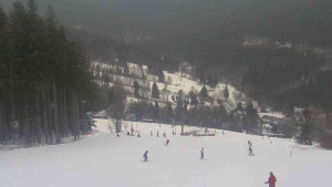 Ski Karlov - areál Karlov - Sjezdovky V Javořinách a Rodinná - 8.3.2023 v 09:01