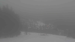 Ski Karlov - areál Karlov - Sjezdovky V Javořinách a Rodinná - 9.3.2023 v 07:01