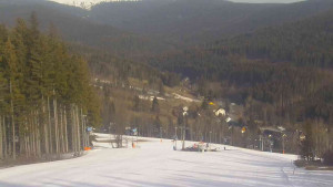 Ski Karlov - areál Karlov - Sjezdovky V Javořinách a Rodinná - 19.3.2023 v 08:01
