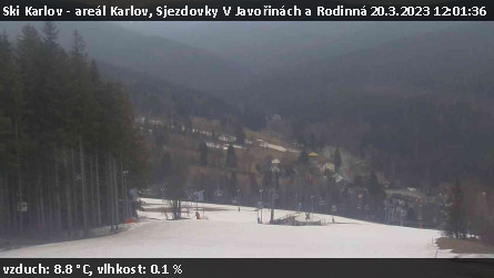 Ski Karlov - areál Karlov - Sjezdovky V Javořinách a Rodinná - 20.3.2023 v 12:01